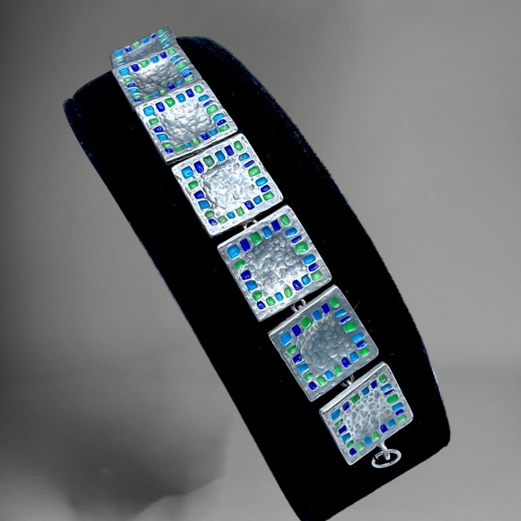 🌺Artisan Sterling Silver Bracelet - Picture 6 of 16